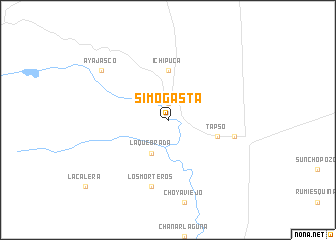 map of Simogasta