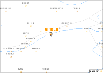 map of Simola