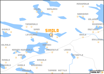 map of Simola