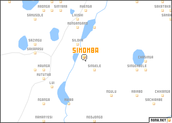 map of Simomba