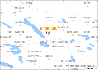 map of Simondal