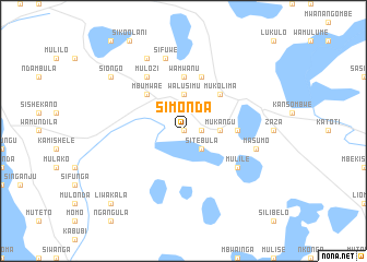 map of Simonda