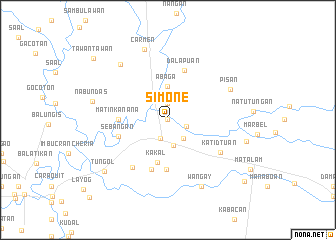 map of Simone