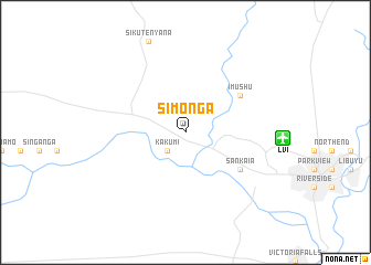 map of Simonga