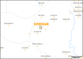 map of Simongwa