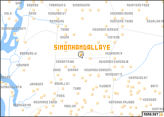 map of Simon Hamdallaye