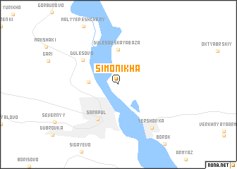 map of Simonikha