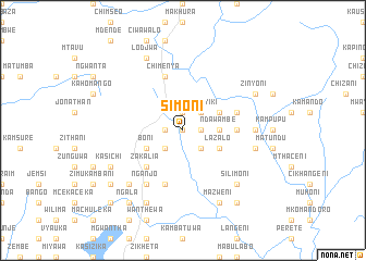 map of Simoni