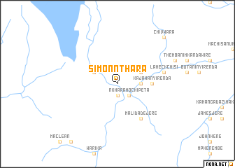 map of Simon Nthara