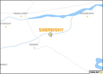 map of Simonovskiy