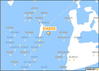 map of Simono