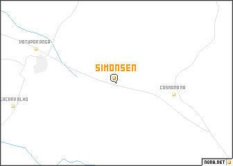 map of Simonsen