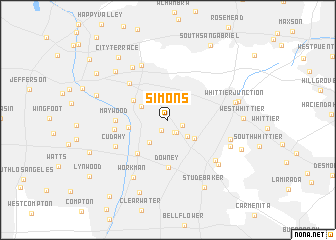 map of Simons