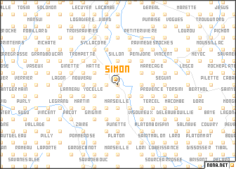 map of Simon