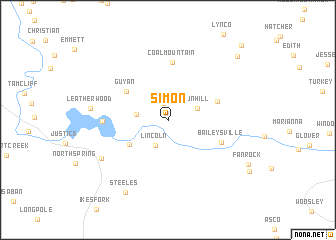 map of Simon