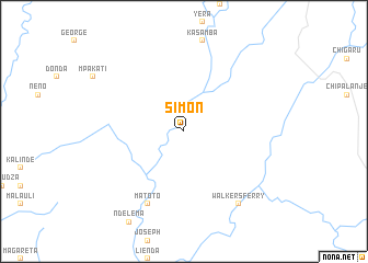 map of Simon