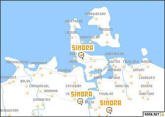 map of Simora