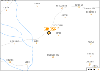 map of Simosa