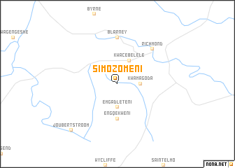 map of Simozomeni