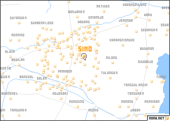 map of Simo