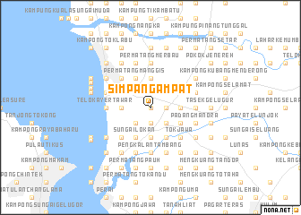 map of Simpang Ampat