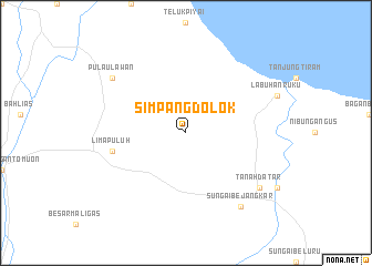 map of Simpangdolok