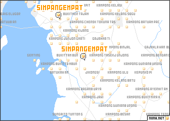 map of Simpang Empat