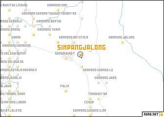 map of Simpang Jalong
