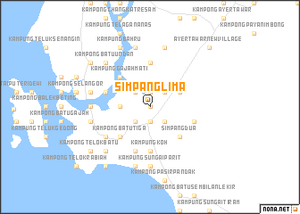 map of Simpang Lima