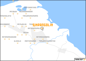 map of Simpangolim