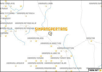 map of Simpang Pertang