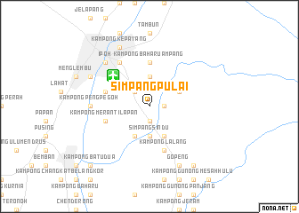 map of Simpang Pulai