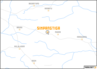 map of Simpangtiga