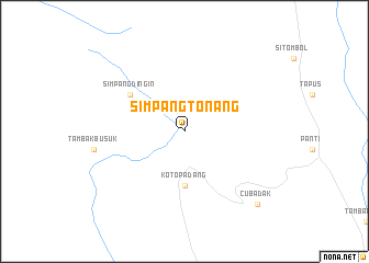 map of Simpangtonang