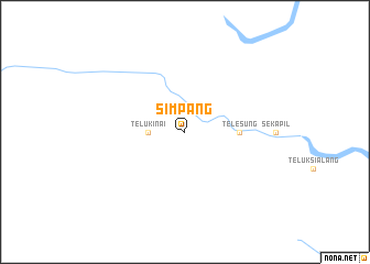 map of Simpang