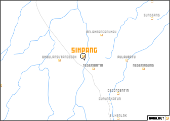 map of Simpang