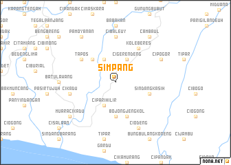 map of Simpang