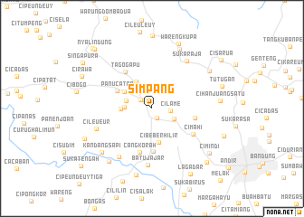 map of Simpang