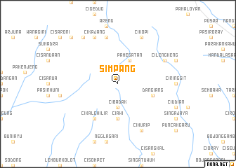 map of Simpang