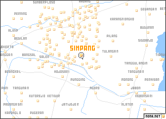 map of Simpang