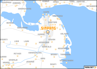 map of Simpang