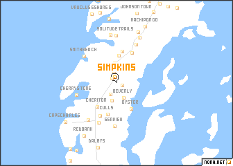 map of Simpkins