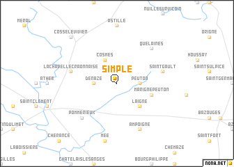 map of Simplé