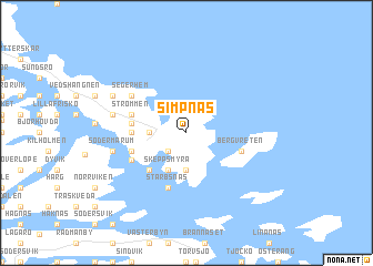 map of Simpnäs