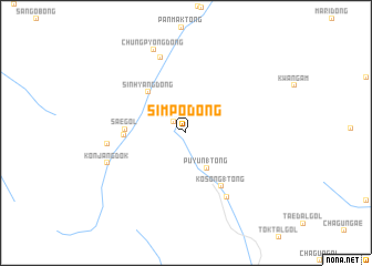 map of Simp\