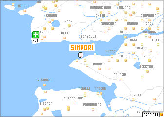 map of Simp\