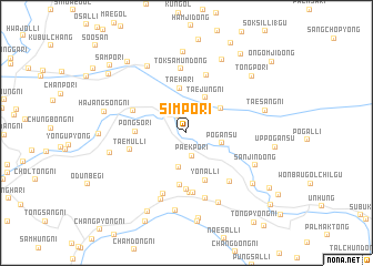 map of Simp\