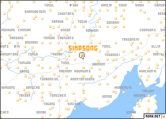 map of Simpsong