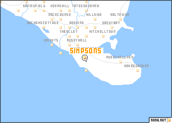 map of Simpsons