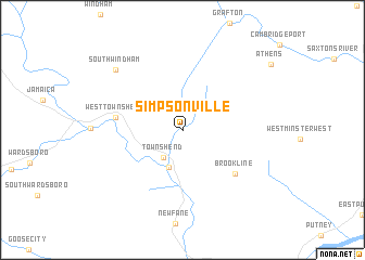 map of Simpsonville